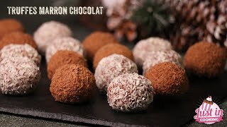 ❅ Recette des Truffes de Noël Marron Chocolat ❅ [upl. by Garcon]