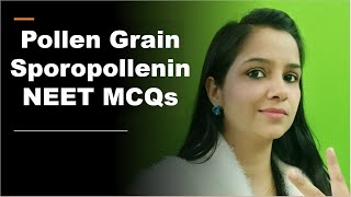 What is Sporopollenin  Pollen Grains Structure  NEET Most Important MCQs  Biology MCQs  Shorts [upl. by Syhr]