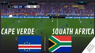 CAP VERT  AFRIQUE DU SUD  Coupe dAfrique des Nations CAN 2023  Simulation de jeu vidéo [upl. by Onaled]