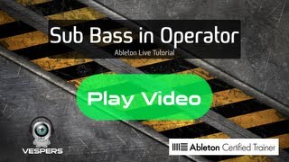 Ableton Tutorial How to Make a Sub Bass Layer with Operator [upl. by Vittoria]