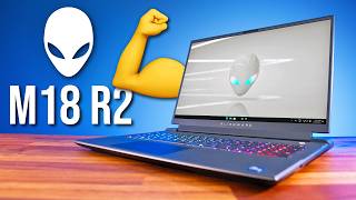 The Most Powerful Alienware Gaming Laptop m18 R2 Review 2024 [upl. by Gherardi]