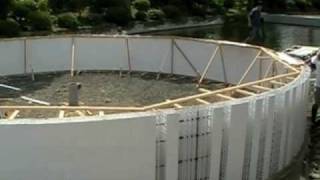 Building Tanks for Aquaculture  Form and Protect Concrete in One Step [upl. by Ferdy]