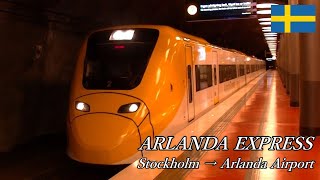 ARLANDA EXPRESS Swedish HighSpeed Airport Railway [upl. by Lanrev]