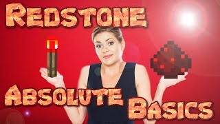 MINECRAFT REDSTONE  THE BASICS  How To Use Redstone  Basic Redstone Tutorial [upl. by Nickolas663]