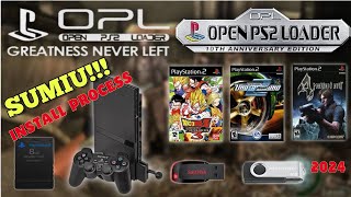 HOW TO INSTALL OPL 10 ANNIVERSARY SOFTWARE IN PS2 OPEN PS2 LOADER [upl. by Cheshire]