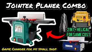 Two Tools in One Combo Jointer Planer Grizzly G0959 [upl. by Marutani117]