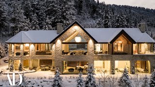 Inside A 75000000 Aspen Ski Mansion  On The Market  Architectural Digest [upl. by Llehsram798]