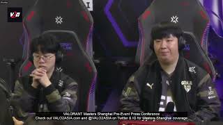 GenG VCT Masters Shanghai  PreEvent Press Conference [upl. by Zetra]