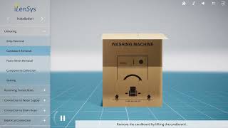 Washing Machine  3D Interactive user manual [upl. by Yasnyl]