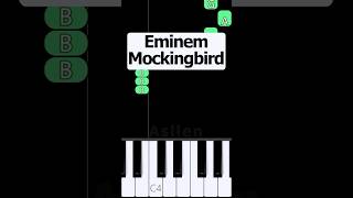 Eminem  Mockingbird  Piano Tutorial [upl. by Odin]