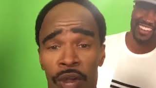 Jamie Foxx reveals Stephen A Smiths twin brother  ESPN [upl. by Nodnerb839]