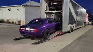 Plumb Cazy Purple 2023 Dodge Challenger Demon 170 arrives at Brad Deery Motors [upl. by Eudosia]