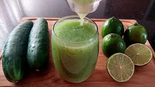 PRA QUE SERVE O SUCO DE PEPINO COM LIMÃO DESCUBRA OS BENEFÍCIOS DESTE PODEROSO SUCO DETOX [upl. by Asselem]