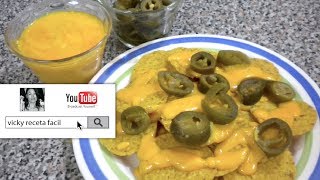 NACHOS CON QUESO  Vicky Receta Facil [upl. by Jedd]