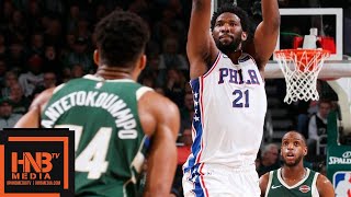 Milwaukee Bucks vs Philadelphia Sixers Full Game Highlights  March 17 201819 NBA Season [upl. by Hevak807]