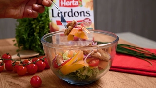 Recette Salade Lardons Crispy Herta® [upl. by Collette131]