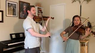 Cannabich Duo No 1 in G Major for Violin and Viola Duo [upl. by Yraek]