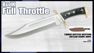 Timber Rattler Western Outlaw Bowie Knife [upl. by Eerazed]