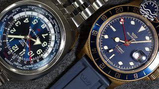 Gmt a Confronto Glycine Combat Sub VS Airman SST Acciaio VS Bronzo [upl. by Graniela]