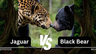 Big Fight Jaguar Vs Black Bear [upl. by Naasah]