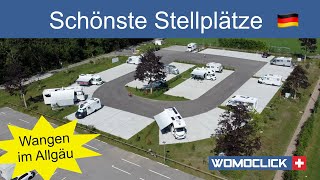 Wangen im Allgäu  Wohnmobilstellplatz Wangen für 44 Reisemobile topstellplatz [upl. by Schecter]