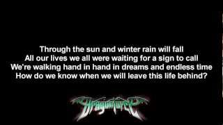 DragonForce  Trail Of Broken Hearts  Lyrics on screen  HD [upl. by Shea226]