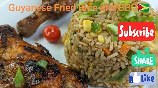 Guyanese Fried Rice and BBQ Chicken🇬🇾 [upl. by Elizabet]