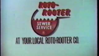 1960s RotoRooter Plumbing amp Drain Services Commercial The Helpless Housewife [upl. by Hearn452]