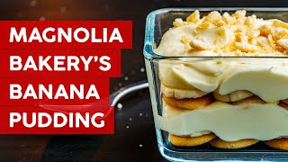 How to Make MAGNOLIA BAKERY BANANA PUDDING Easy Recipe [upl. by Adelia]