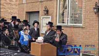 Skulen Lakewood Rebbe Eulogizes His Grandmother Melbourne Rebbetsin  Iyar 5784 [upl. by Annaes]