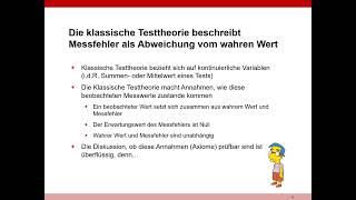 Strukturgleichungsmodelle  Teil 5  Klassische Testtheorie [upl. by Erised]