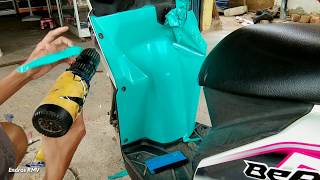 Cara Pasang Skotlet Ijo Tosca Pada Dashboard Honda Beat [upl. by Kester]