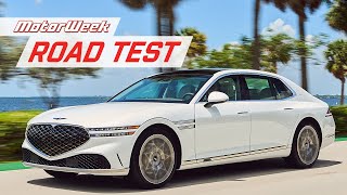 The 2023 Genesis G90 A High Speed Luxurious Carpet Ride  MotorWeek Road Test [upl. by Fellows164]