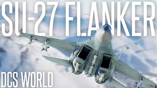 LEARNING TO FLY THE SU27 FLANKER IN THE MOST REALISTIC FLIGHT SIM  DCS World SU27 [upl. by Kendell]