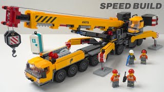 LEGO City 60409 Mobile Construction Crane Speed Build [upl. by Dacey]