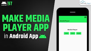 Android Music Player Create Music Player App in Android Studio  Complete Tutorial [upl. by Acissj]