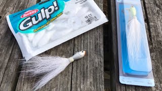 Bucktail Fishing  Review Of The Trokar Big Nasty Bucktail [upl. by Iht411]