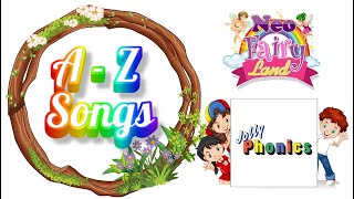 Jolly Phonics Song AZ with Lyrics Phonics Letter Sound Song Alphabet Sound Songs Neo FairyLand [upl. by Donny]