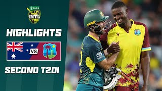 Australia v West Indies 202324  Second T20I [upl. by Nyleahs341]