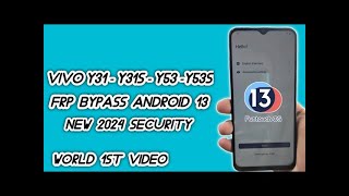 All Vivo FRP bypass Android 12 13 14 VIVO Y53 Y53S Y17 Y17S FRP bypass June 2024 update [upl. by Delanie]