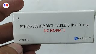 NC Norm E Tablet  Ethinylestradiol Tablet  NCnorm E Tablet  NC Norm E Tablet Uses Benefits Dosage [upl. by Corliss709]