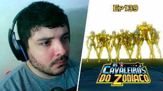 Adeus Cavaleiros de Ouro  1ª Vez Assistindo Os Cavaleiros do Zodíaco  EP 139 React [upl. by Kirrad512]