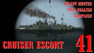 CRUISER ESCORT  U55 GOES TO WAR  Episode 41  Full Realism SILENT HUNTER 3 GWX OneAlex Edition [upl. by Aicen]