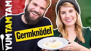 GERMKNÖDEL Dampfnudel oder Hefekloß  Germknödel mit selbstgemachter Vanillesoße  yumtamtam [upl. by Carole]