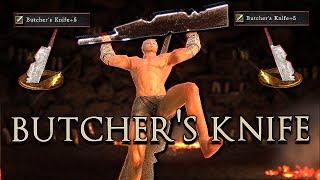 Dark Souls 2 with The Butchers Knife in Honor of Rotten [upl. by Eynttirb]