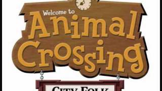 Animal Crossing City Folk Music The City Day Raining [upl. by Fellner]