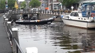 GPTV Stuntelen met rubberboot in Sneek [upl. by Dagall]