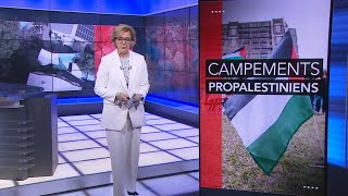 Campement à l’UQAM une enquête pour vol d’équipements ouverte  Reportage [upl. by Clim]