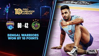 Mighty Maninders Bengal Warriors Dominate Patna Pirates  PKL 10 Match 20 [upl. by Gnes]