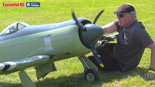 FANTASTIC sounding RC AIRCRAFT COMPILATION  Radial powered scale WARBIRDS [upl. by Eednam]